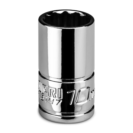 1/4 In Drive 10 Mm 12-Point Metric Shallow Socket